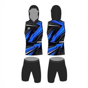 Conjunto de Uniforme de Fútbol Americano Sublimado Personalizado, Sudadera sin Mangas, Jersey, Pantalones Cortos, para Jóvenes y Adultos, Venta al Por Mayor - Product Image 1