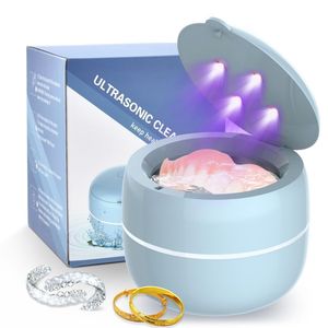 Rosa Rugosa Ultrasonic Cleaner 0.2L 45kHz UV Dental Jewelry Watch Cleaning Device Household Portable Electric Cleaner - Product Image 1