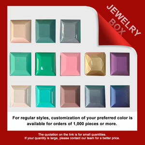 <span class=keywords><strong>Scatola</strong></span> di Lusso Personalizzata in Plastica Nera per Gioielli <span class=keywords><strong>con</strong></span> Logo, Set in Velluto <span class=keywords><strong>con</strong></span> <span class=keywords><strong>Luce</strong></span> LED per Collane e Anelli, Confezione Illuminata per F59 - Product Image 3