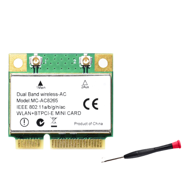 WIFI6 Built-in 5G Gigabit Wireless Network Card MINIPCIE Ble 8265AC