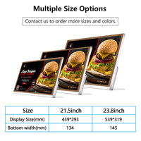 Écran d'affichage de menu LCD, lecteur de table pour la publicité en magasin de détail et dans les centres commerciaux, affichage numérique pour les restaurants et les ascenseurs