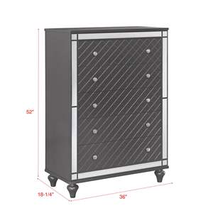 DB Refino Gray Armoire portable Design de coffre pratique pour organiser votre placard - Product Image 2
