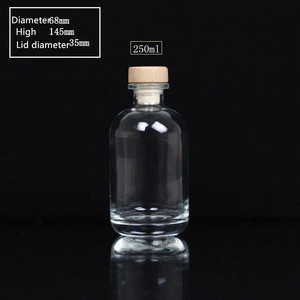 200Ml 250Ml 375Ml 500Ml 750Ml Chai Rượu Thủy Tinh Mờ Chai Rượu Thủy Tinh Chai Rượu Vodka Với Nút Chai - Product Image 4