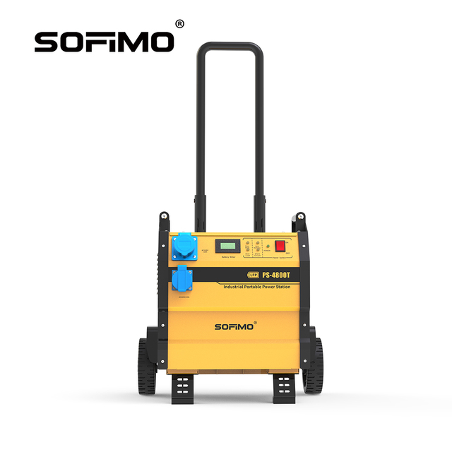 SOFIMO No Fuel No Emission ECO Friendly Industrial Portable Power Station PS4800T with 3500w Rated Output Power 2662wh
