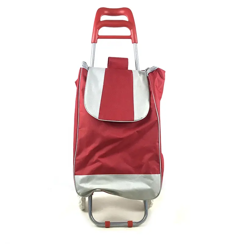 Temelleri yüksek kalite katlanabilir alışveriş tekerlekli çantalar taşınabilir özelleştirilmiş süpermarket katlanır alışveriş sepeti