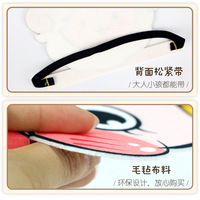 Accessoires de performance pour adultes et enfants, chapeaux de tête d'animaux de dessin animé, chapeau de lion, de lapin, de singe, de tigre, accessoires de déguisement