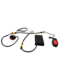 Kit de feux arrière avec LED à 30 lentilles, boîtier de batterie, interrupteur et connecteur XT60 pour rénovation/amélioration