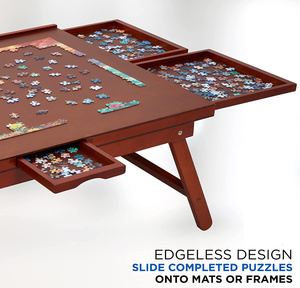 OEM Puzzle Board Rack in legno Jigsaw Puzzle Table 6 Storage tavolo Puzzle portatile Storage Board - Product Image 5