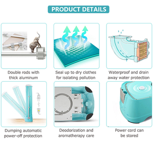 Vente directe d'usine, mini sèche-linge électrique d'intérieur <span class=keywords><strong>de</strong></span> 5 kg, automatique, avec couleurs bleu, rose, vert, pour chambre à coucher, <span class=keywords><strong>balcon</strong></span>, hôtel - Product Image 5