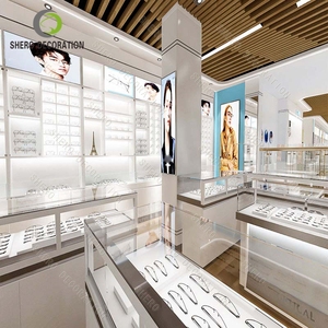 Hot Glasses Display Shelf Retail Optical Display Cabinets Wooden <b>Sunglasses</b> Display Rack Popular Eyewear Showcase - Product Image 3