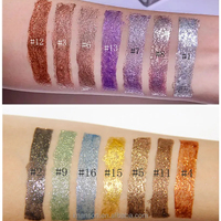 5 couleurs miroitant diamant ombre à paupières liquide fard à paupières maquillage