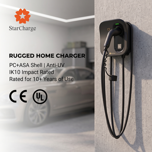 Station de recharge pour véhicules électriques AC 22 kW 11 kW Starcharge Artemis, équilibrage dynamique de la charge, anti-UV, IP65, IK10, durée de vie de 10 ans, application intelligente - Product Image 1