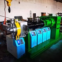 Haute efficacité fabriquée en Chine Machine d'extrudeuse en caoutchouc d'alimentation à froid de baril de goupille/machines d'extrusion en caoutchouc