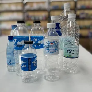 Cetak Label botol PET untuk Label kemasan Bopp botol air untuk air Mineral dengan gulungan