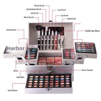 Palette de fards à paupières minéraux tout-en-un pour fabricants de cosmétiques – Coffret cadeau de maquillage professionnel – Palette complète de fards à paupières pour le visage