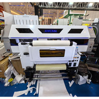 HYCAN Nueva Impresora Digital UV de Rollo a Rollo Totalmente Automática para Etiquetas de 24 Pulgadas con Estampado de Oro y Plata