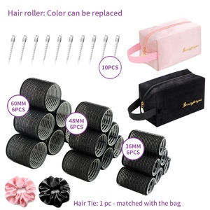 Velcro Hot Heatless Cabelo Rollers Curler para Volume Curls cabelo fino