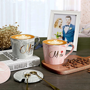 Mr & Mrs tazza di caffè in ceramica - Product Image 4