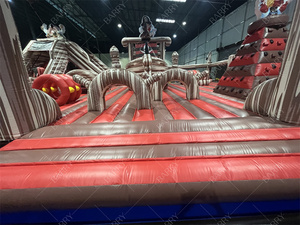 Tùy chỉnh thực hiện chủ đề Cướp biển Thương mại Nước Chủ Đề Công viên thiết bị Aqua chơi lâu đài không khí lớn <span class=keywords><strong>PVC</strong></span> <span class=keywords><strong>Inflatable</strong></span> nhà bị trả lại với hồ bơi - Product Image 3