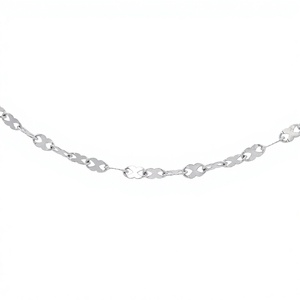 Collier Pendentif Élégant Minimaliste Brillant Blanc Uni Pt950 Chaînes Fines Unisexe Usage Quotidien Bijou de Luxe Accessoire Cadeau - Product Image 6