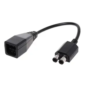 2-port AC Power Supply Adapter Transfer Connector Adaptor Converter Cable for XBOX360 to Xbox 360 Slim