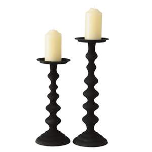 Bougeoir Antique noir se dresse pour la fête de mariage et la décoration de table 2024 dernière collection de décoration intérieure au meilleur prix - Product Image 6