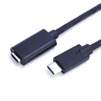 Kabel Ekstensi USB 3.0 Tipe C Male ke Female 0.5M/1M 5Gbps  Berbahan Molded  Warna Hitam