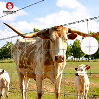 Clôture de champ en treillis métallique tissé, robuste et durable, pour l'élevage de chevaux et de moutons, l'enclos, la grange et l'usage équestre
