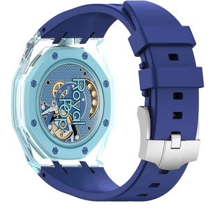 Nouveau <span class=keywords><strong>bracelet</strong></span> de <span class=keywords><strong>montre</strong></span> Lionorm transparent et en silicone, design Sport Loop, pour <span class=keywords><strong>montre</strong></span> Royal Pop Strap AP-<span class=keywords><strong>Swatch</strong></span> - Product Image 5