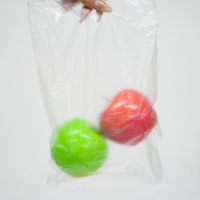 Bolsas para Alimentos al por Mayor, Precio Bajo, Transparentes, de HDPE Grueso, Resistentes a Desgarros, Biodegradables, Compostables, Impresión Personalizada, Tipo Flat Top para Ensaladas