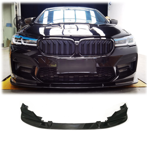 Lèvre avant en fibre de carbone véritable style 3D YX pour <span class=keywords><strong>BMW</strong></span> Série 5 G30 G38, conversion en séparateur de pare-chocs avant M5 F90 LCI, amélioration - Product Image 1