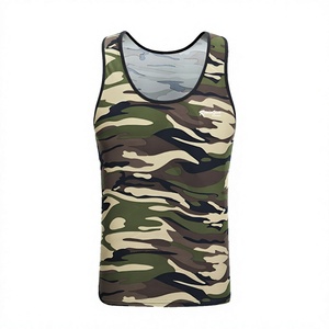 Débardeur de sport côtelé sans manches pour homme, haute qualité, ajusté, pour la course, la gym et le fitness - Product Image 1