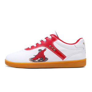 <b>Tai</b> <b>Chi</b> <b>Shoes</b> Unisex Genuine Leather Soft Rubber Sole Spring Training Fitness Martial Arts - Product Image 4