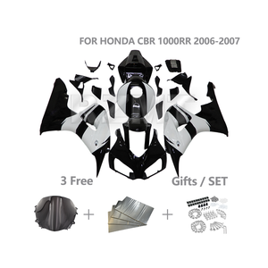 Kit de carenados para HONDA CBR1000RR <span class=keywords><strong>2006</strong></span> 2007 CBR <span class=keywords><strong>1000RR</strong></span> Kit de carenado de motocicleta personalizado Juego de piezas de carrocería de inyección ABS - Product Image 1