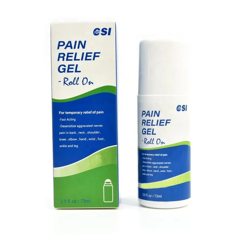 CSI Custom Ingredient Mess Free Joint Muscle Therapy Hydrogel Pain Relief Gel Pain Relieving Roll-On