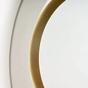 <strong>Modern</strong> Geometric <strong>Wall</strong> <strong>Mirror</strong> 18&quot;x24&quot; Clear LED Portable Decor for Living Room Bedroom Hotel - Product Image 4