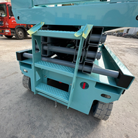 Plateforme élévatrice mobile électrique autopropulsée pour travaux en hauteur, équipement de levage, hauteur maximale 6m, panneau de commande à distance
