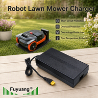 Cargador de Batería de Litio de 24V de Alta Calidad con Certificación CE GS SAA, Cargador Rápido de Iones de Litio de 29.4V 10A para Robot Cortacésped