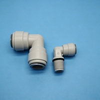 Fitting Pipa Tipe Push-in Lynzo 1/4 hingga 1/2 dan Konektor Konversi Pompa Digunakan pada Mesin Pemurni Air dan Mesin Minuman.