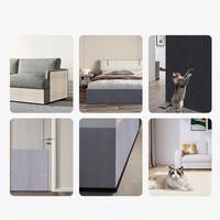 Planche à gratter pour chat autocollante, tapis mural anti-griffes pour chat pour la protection du canapé