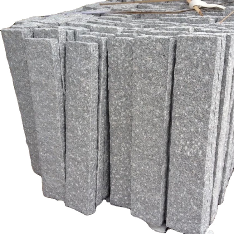 G603 Dalle et carrelage en granit gris de Chine Pierre naturelle Bordure et Kerbstone Surface ciselée pour villa et hôtel Tailles standard