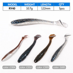 Eccellente grande richiamo morbido verme <span class=keywords><strong>silicone</strong></span> <span class=keywords><strong>esche</strong></span> da pesca in plastica - Product Image 3