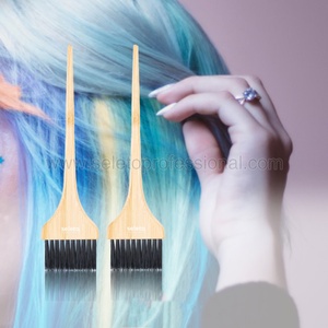 Juego de pinceles para tinte de pelo, de bambú ecológico, para peluquería, gran oferta, venta al por mayor - Product Image 6