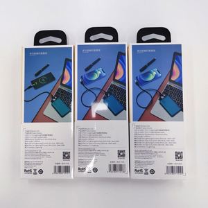 Cable Micro-USB 3 en 1 Wopow, Almacenamiento de Datos Portátil para iPhone, Carga Rápida de 3A con Blindaje Trenzado para Auriculares y Cámara - Product Image 3