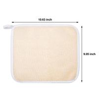 Serviettes exfoliantes pour le visage et le corps, tissu doux pour le bain, tissu exfoliant double face