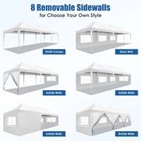 Carpa Plegable Portátil para Exteriores de 10x20, Resistente, de Alta Calidad, Precio de Fábrica, Gran Venta