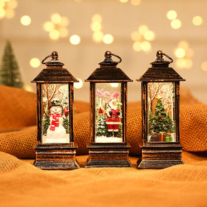Decoraciones navideñas, decoraciones interiores, cabinas telefónicas, pequeñas lámparas de aceite, regalos de Navidad, adornos luminosos, regalos. - Product Image 3