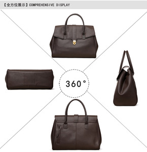 New High Quality Women Messenger Bags for Women Genuine Leather Handbags Crossbody Bags Ladies Shoulder Bags <b>Tote</b> Top-handle - Product Image 4