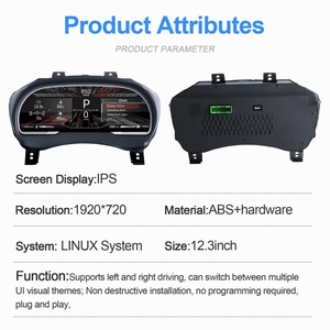 Navihua Digital Cluster <b>for</b> Cadillac ATS ATS-L 2014-2017 <b>Car</b> Dashboard Instrument Cluster LCD Virtual Cockpit <b>Speedometer</b> Meter - Product Image 5