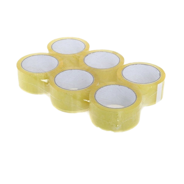OPP BOPP Clear Acrylic Adhesive Sticker Single Sided Water Activated Waterproof For Bag Sealing